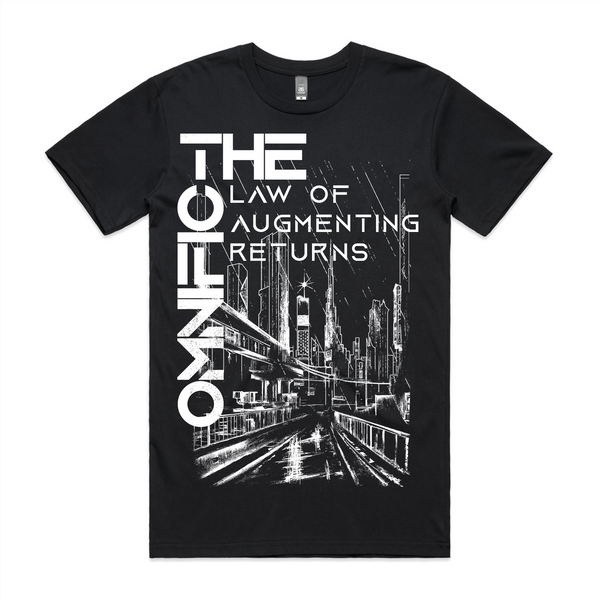 The Omnific - The Law of Augmenting Returns - Stencil [T-Shirt]